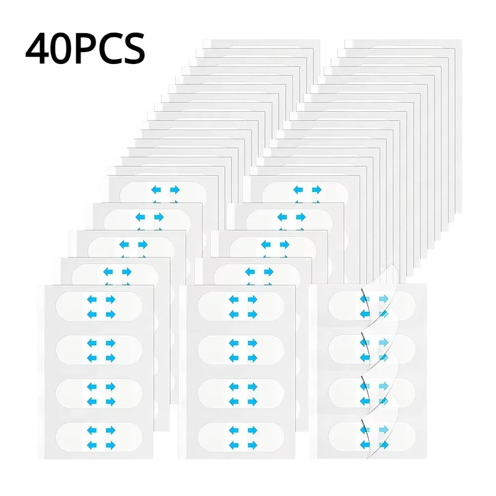 40/80Pcs Lifting Face Stickers Invisible Transparent Thin Face Patche Lift Tools V-Shape Face Wrinkle Sagging Skin Adhesive Tape