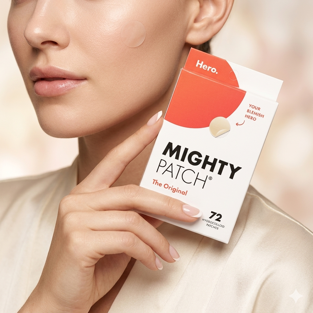 Mighty Patch™ Original Patch from Hero Cosmetics - Hydrocolloid Acne Pimple Patch for Covering Zits and Blemishes in Face