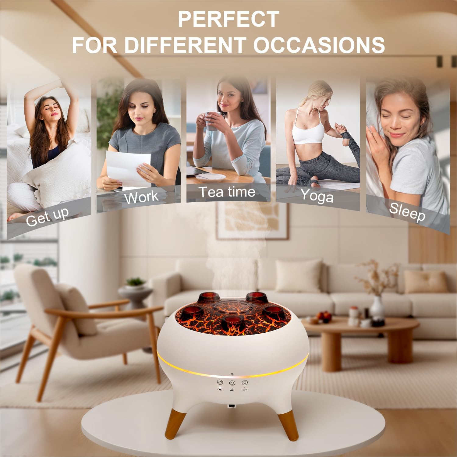 Jellyfish Diffuser, 0.66Gal(250Ml) Remote Control 7 Colors LED Lights, Easy Clean & Top Fill, Quiet with Ultrasonic, Cool Mist Humidifier for Travel Office Bedroom Baby Nursery