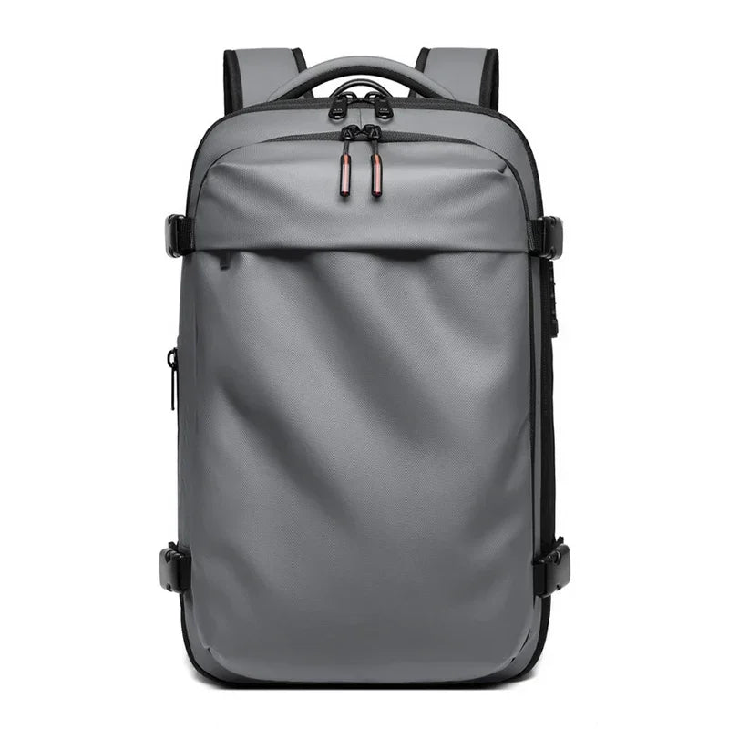 Men Travel Backpack Vacuum Compression Laptop Backpack 17 Inch Extended Large Capacity School Backpack Hiking Business Backpack
