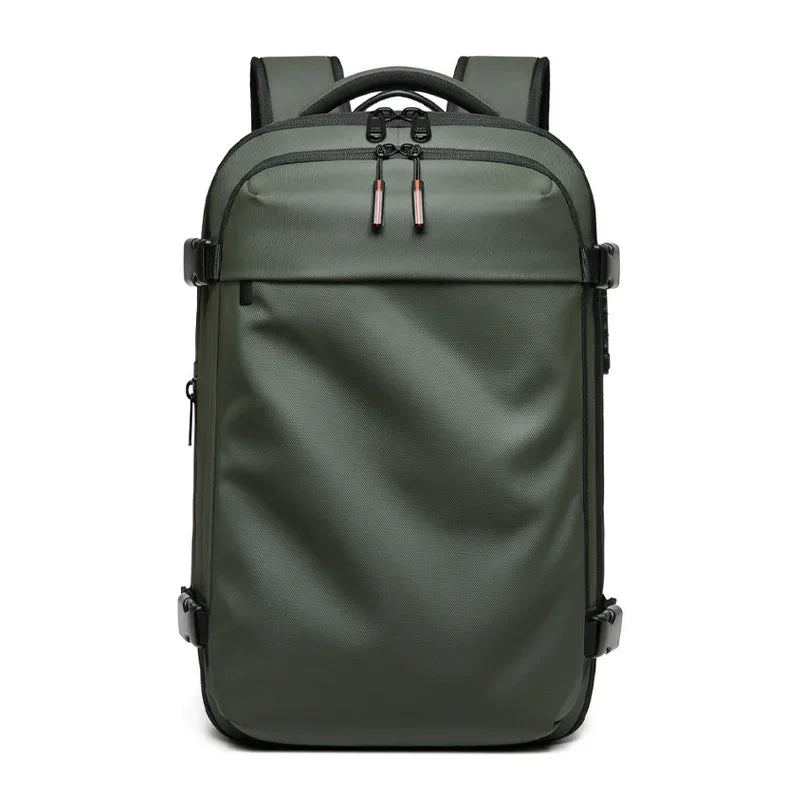 Men Travel Backpack Vacuum Compression Laptop Backpack 17 Inch Extended Large Capacity School Backpack Hiking Business Backpack
