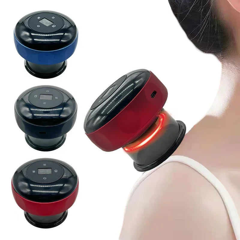 Electric Vacuum Cupping Massager Body Cups Anti-Cellulite Therapy Fat Burning Slimming Electric Guasha Scraping for Body